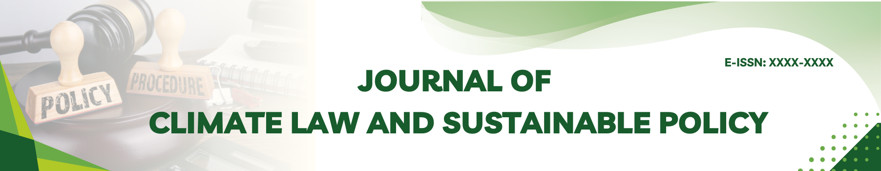 Journal of Climate Law and Sustainable Policy